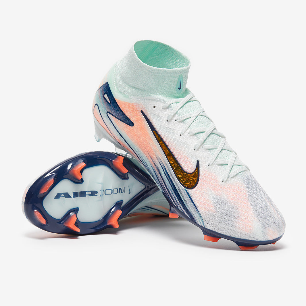 Nike Air Zoom Mercurial Superfly X Elite MDS FG Football Boots Barely Green/Metallic Gold Coin
