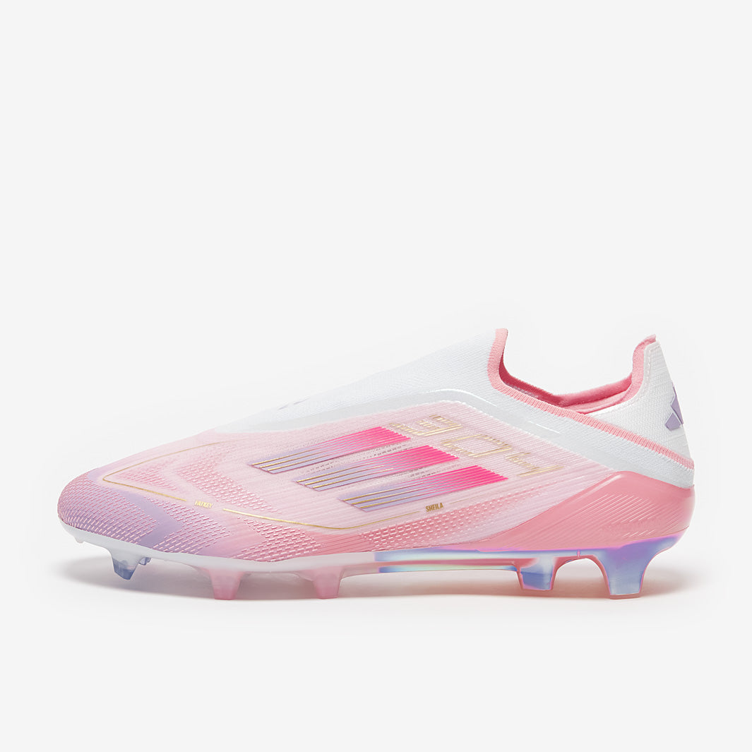 Adidas F50 Elite Laceless FG Football Boots Clear Pink/Purple Glow/Light Pink