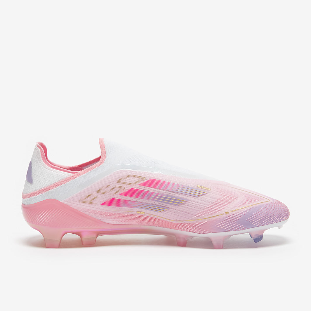 Adidas F50 Elite Laceless FG Football Boots Clear Pink/Purple Glow/Light Pink