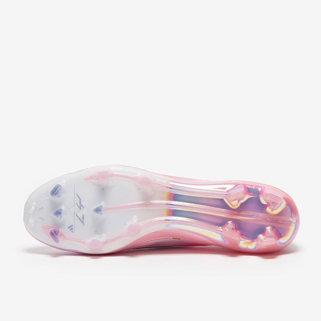 Adidas F50 Elite Laceless FG Football Boots Clear Pink/Purple Glow/Light Pink