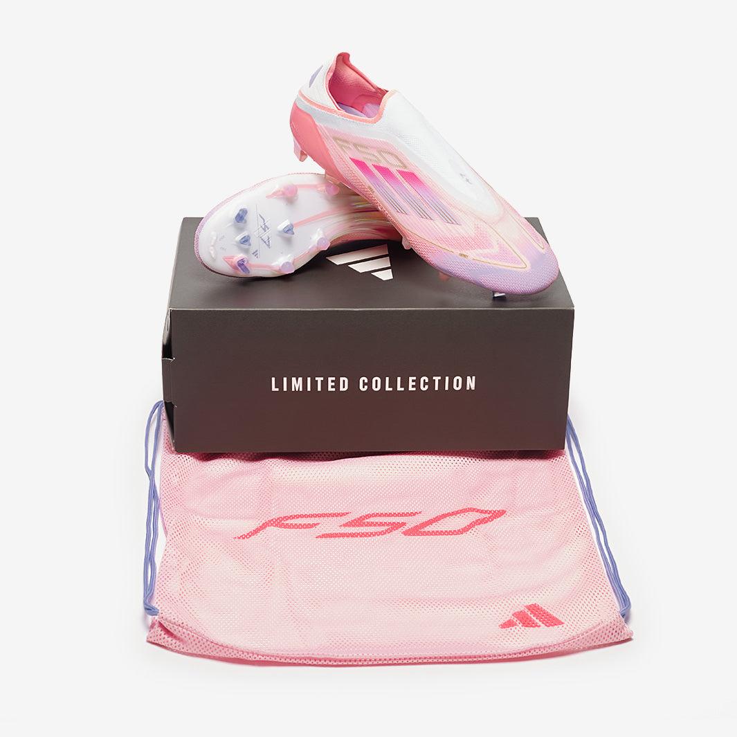 Adidas F50 Elite Laceless FG Football Boots Clear Pink/Purple Glow/Light Pink