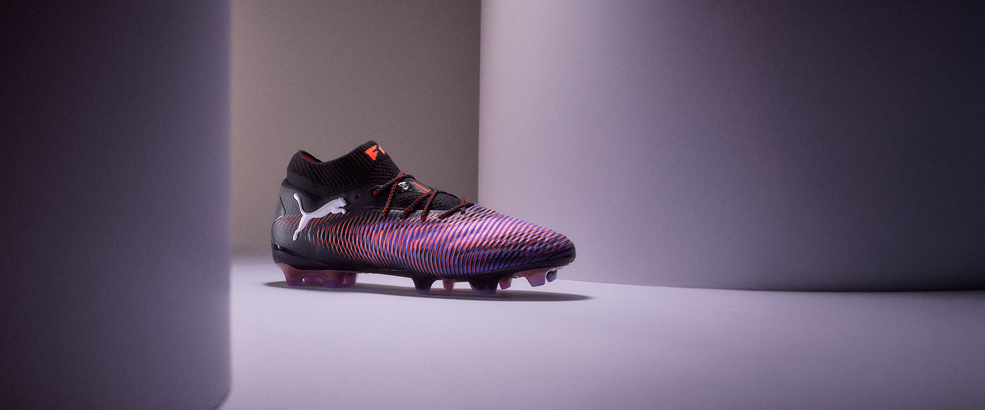 Puma Future 8 Ultimate FG Football Boots Puma Black/Puma White/Glowing Red