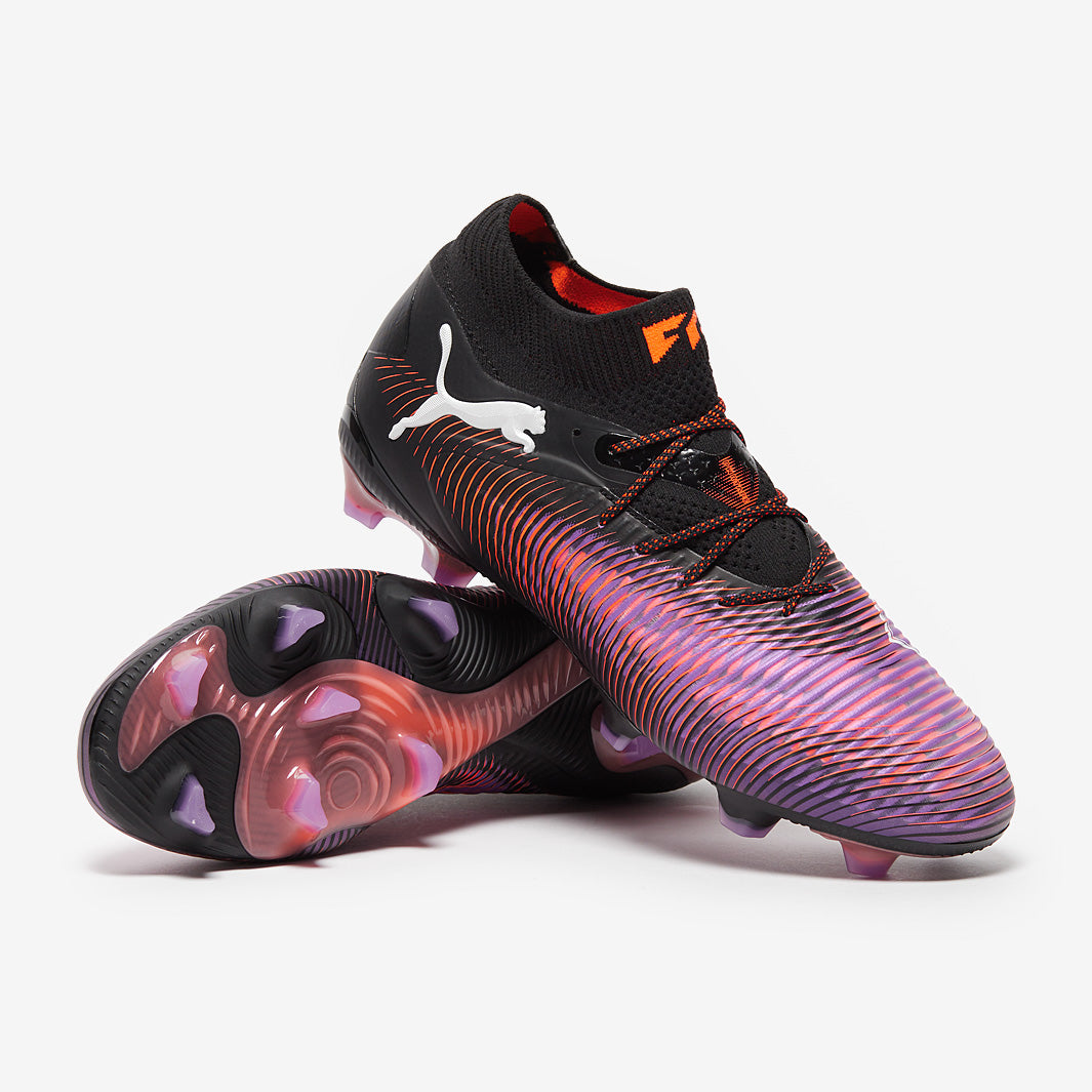 Puma Future 8 Ultimate FG Football Boots Puma Black/Puma White/Glowing Red