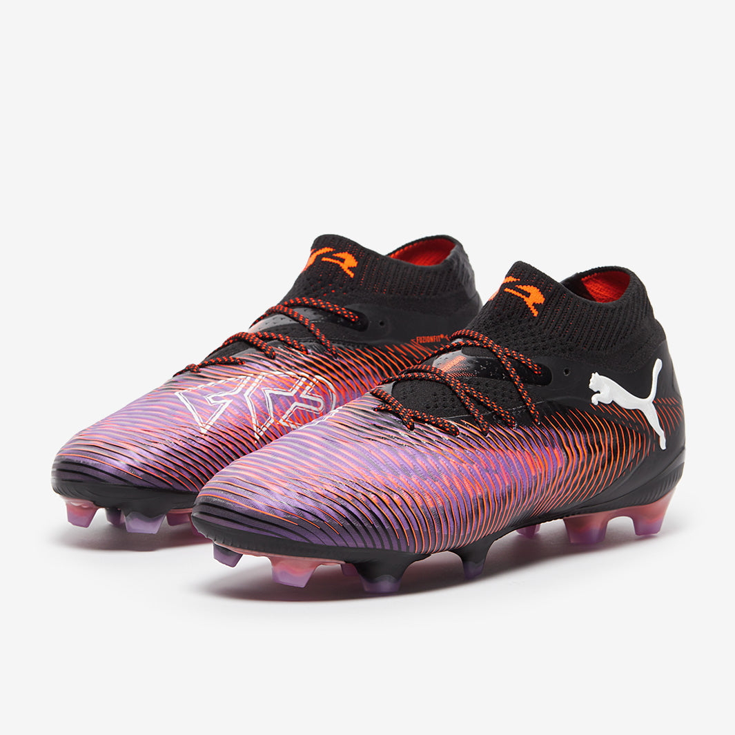 Puma Women's Future 8 Ultimate FG Football Boots Puma Black/Puma White/Glowing Red