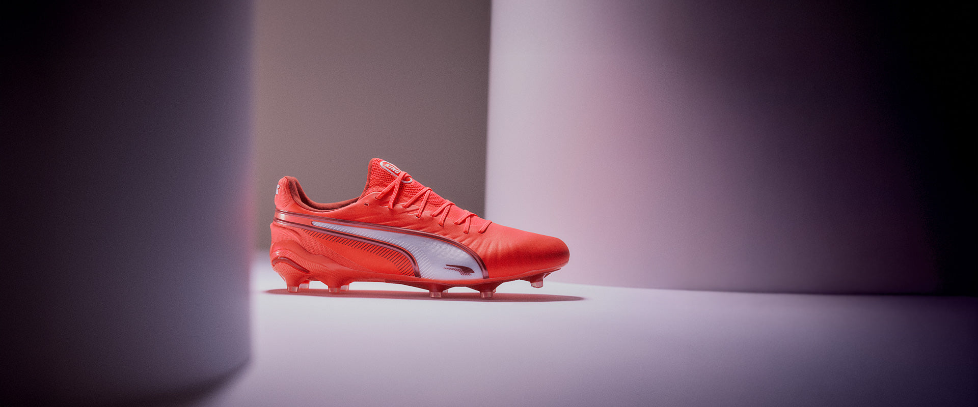 Puma King Ultimate FG/AG Football Boots Glowing Red/Puma White/Red Fire