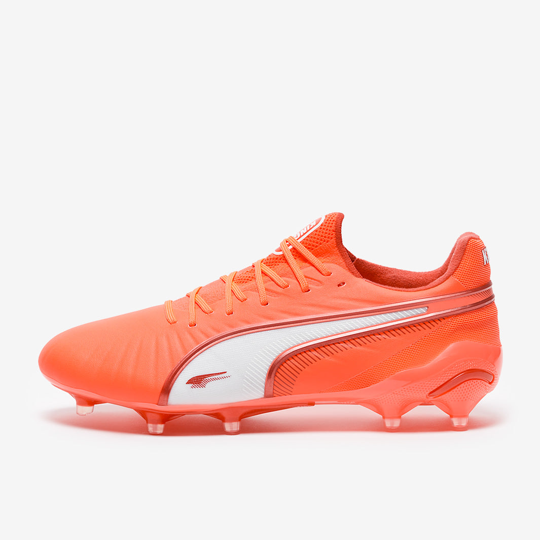 Puma Women's King Ultimate FG/AG Football Boots Glowing Red/Puma White/Red Fire