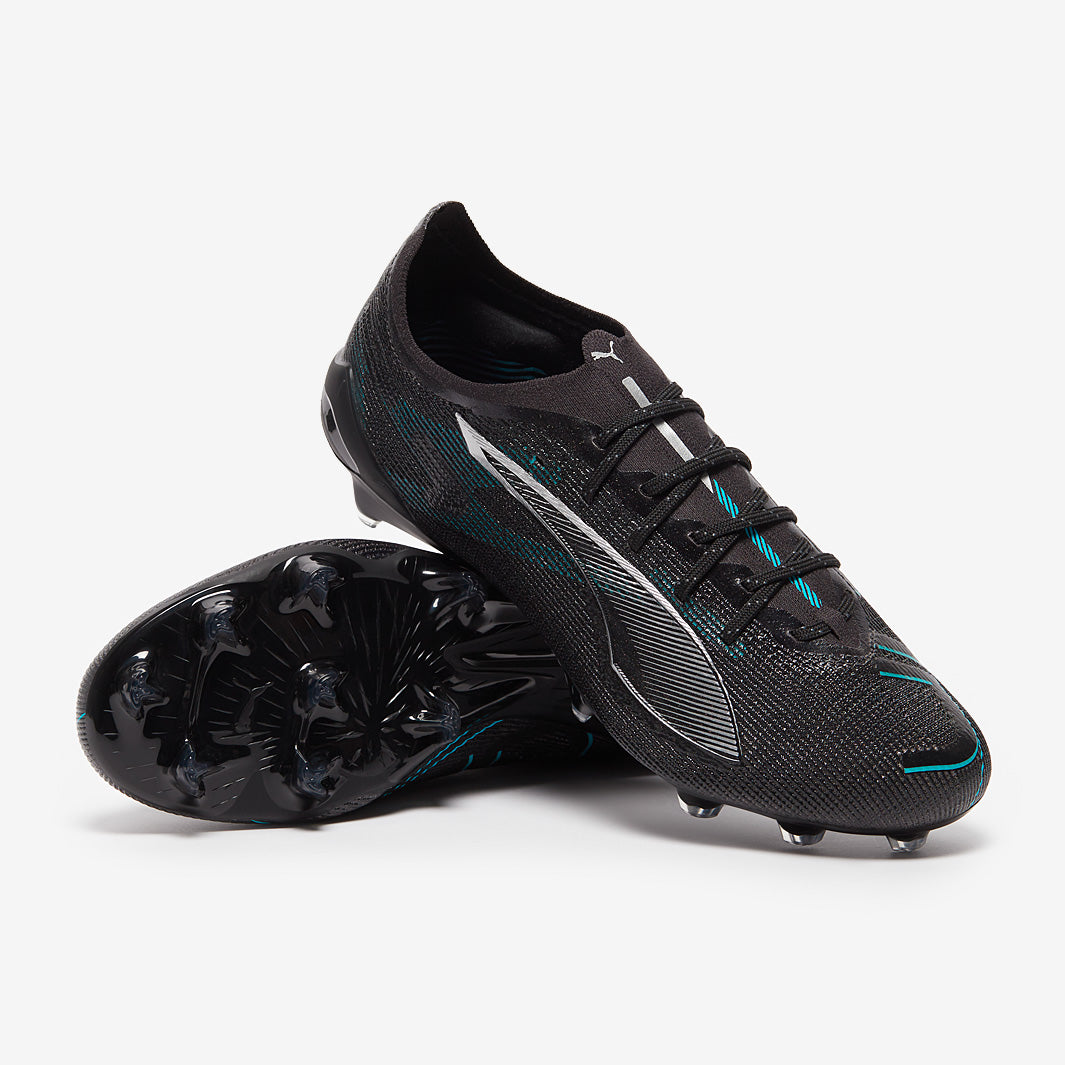 Puma Ultra 5 Ultimate FG Football Boots Puma Black/Puma Silver/Bright Aqua
