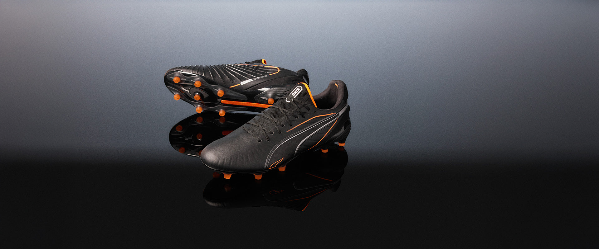 Puma King Ultimate FG/AG Football Boots Puma Black/Heat Fire/Puma Silver