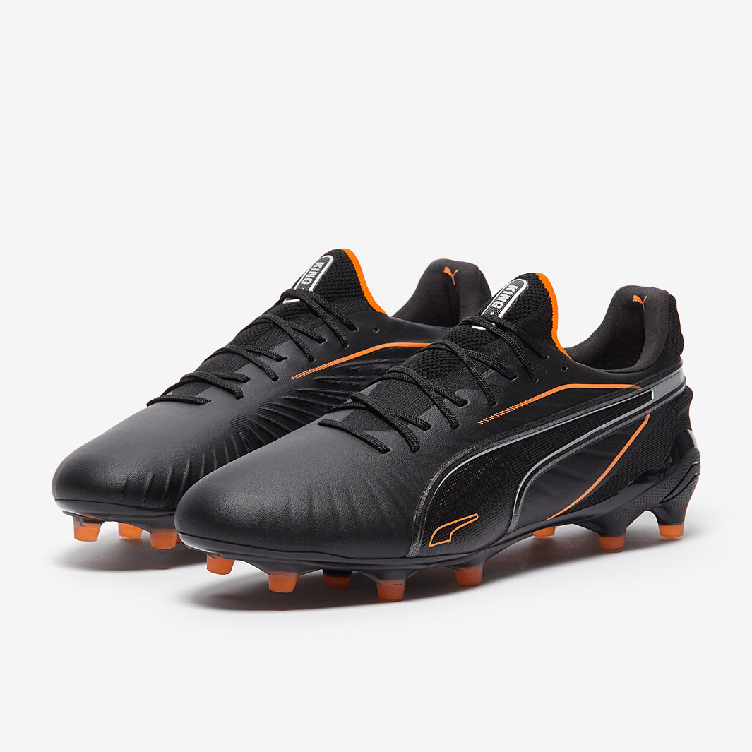 Puma King Ultimate FG/AG Football Boots Puma Black/Heat Fire/Puma Silver