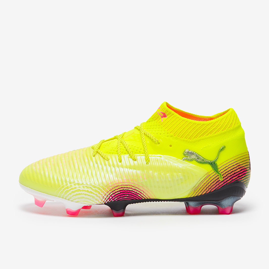 Puma Women's Future 8 Ultimate FG Football Boots Yellow Alert/Puma Black/Sun Struck