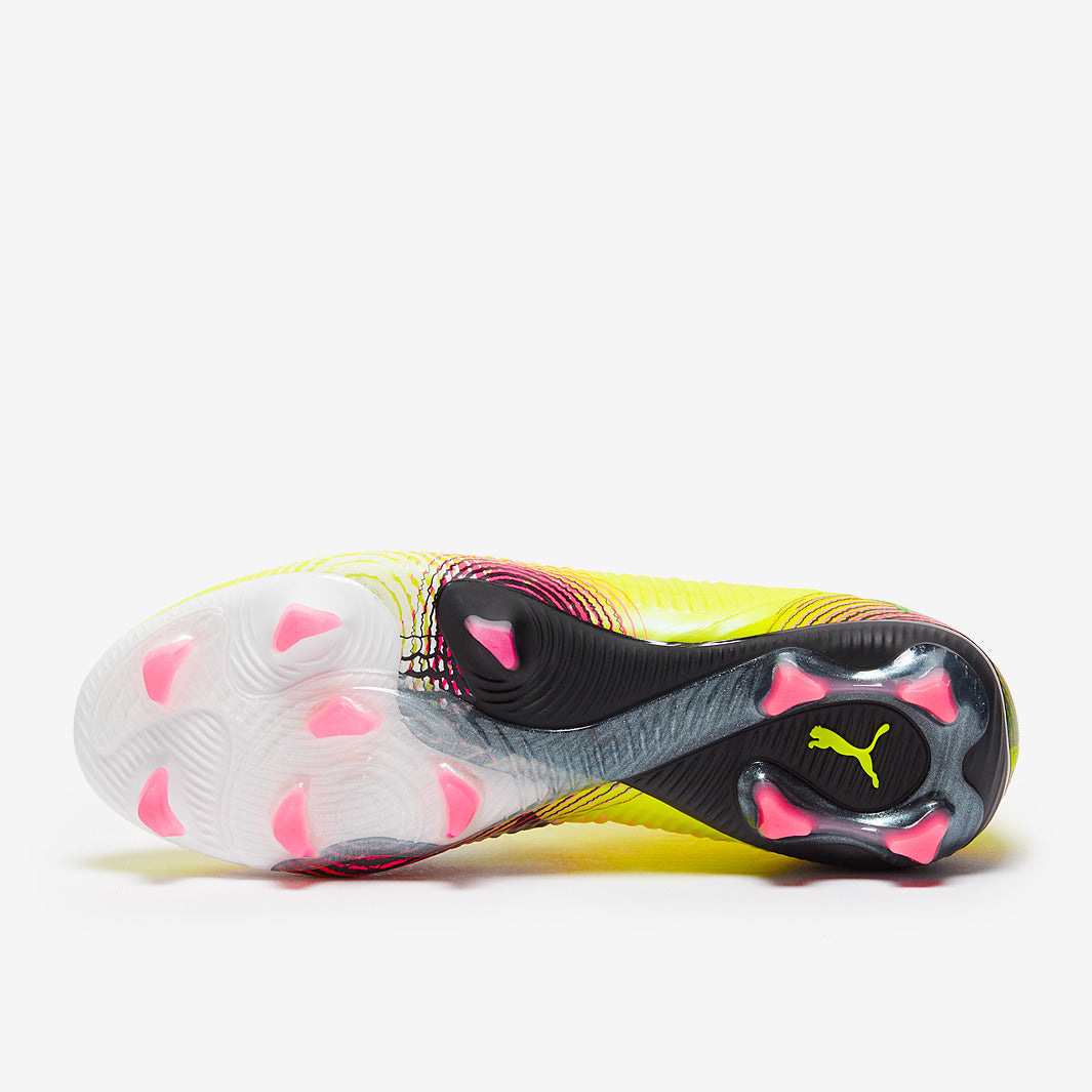 Puma Women's Future 8 Ultimate FG Football Boots Yellow Alert/Puma Black/Sun Struck
