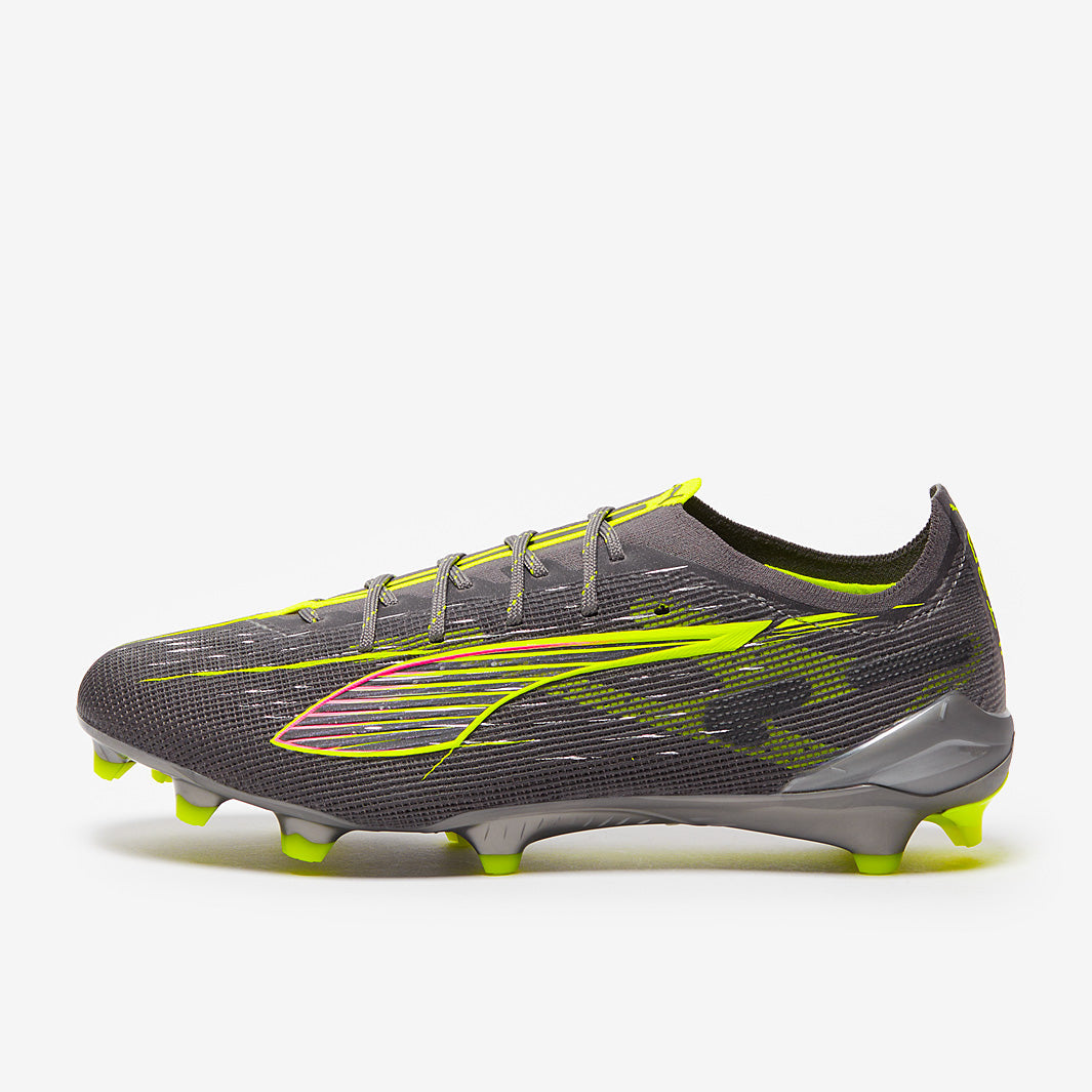Puma Ultra 5 Ultimate FG Football Boots Matte Aged Silver/Yellow Alert/Sun Struck