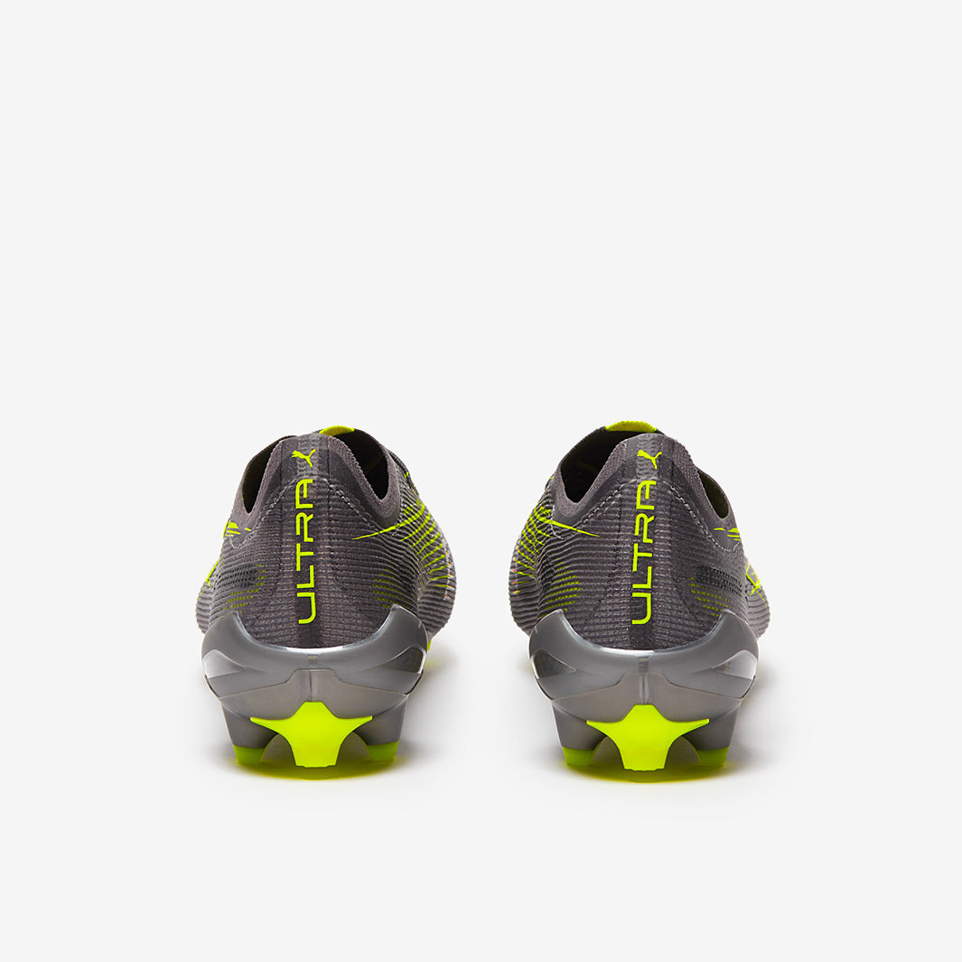 Puma Ultra 5 Ultimate FG Football Boots Matte Aged Silver/Yellow Alert/Sun Struck