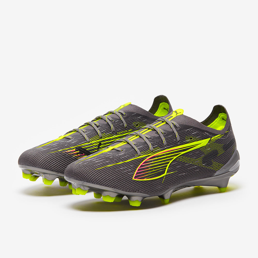 Puma Ultra 5 Ultimate FG Football Boots Matte Aged Silver/Yellow Alert/Sun Struck