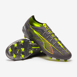 Puma Ultra 5 Ultimate FG Football Boots Matte Aged Silver/Yellow Alert/Sun Struck