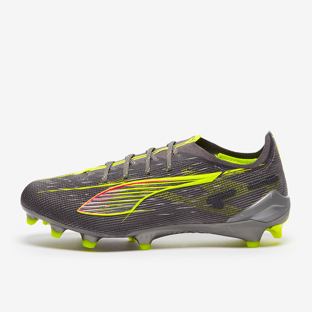 Puma Women's Ultra 5 Ultimate FG Football Boots Matte Aged Silver/Yellow Alert/Sun Struck