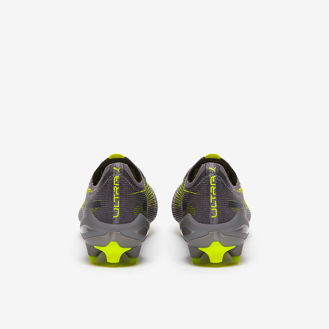 Puma Women's Ultra 5 Ultimate FG Football Boots Matte Aged Silver/Yellow Alert/Sun Struck