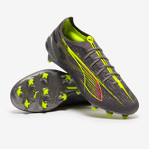 Puma Women's Ultra 5 Ultimate FG Football Boots Matte Aged Silver/Yellow Alert/Sun Struck