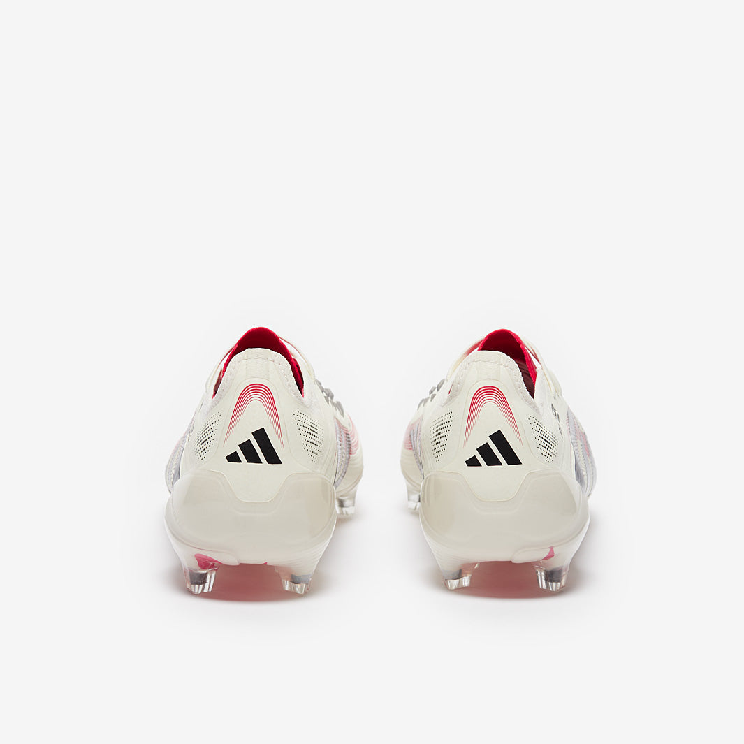 Adidas Predator Elite FG Football Boots Off White/Core Black/Pure Ruby