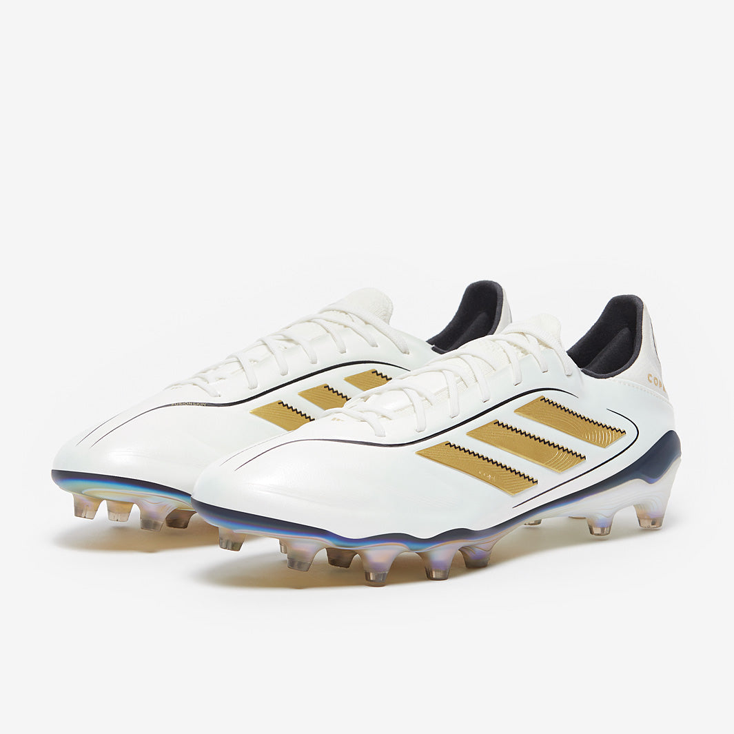 Adidas Copa Pure 3 Elite FG Teaser Football Boots Ftwr White/Matte Gold/Core Black