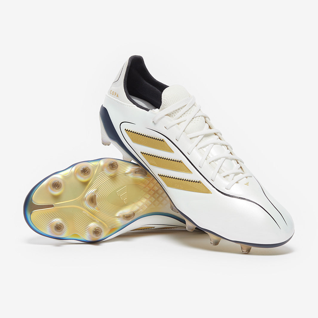 Adidas Copa Pure 3 Elite FG Teaser Football Boots Ftwr White/Matte Gold/Core Black