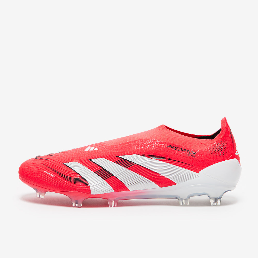 Adidas Predator Elite Laceless FG Football Boots Lucid Red/White/Black