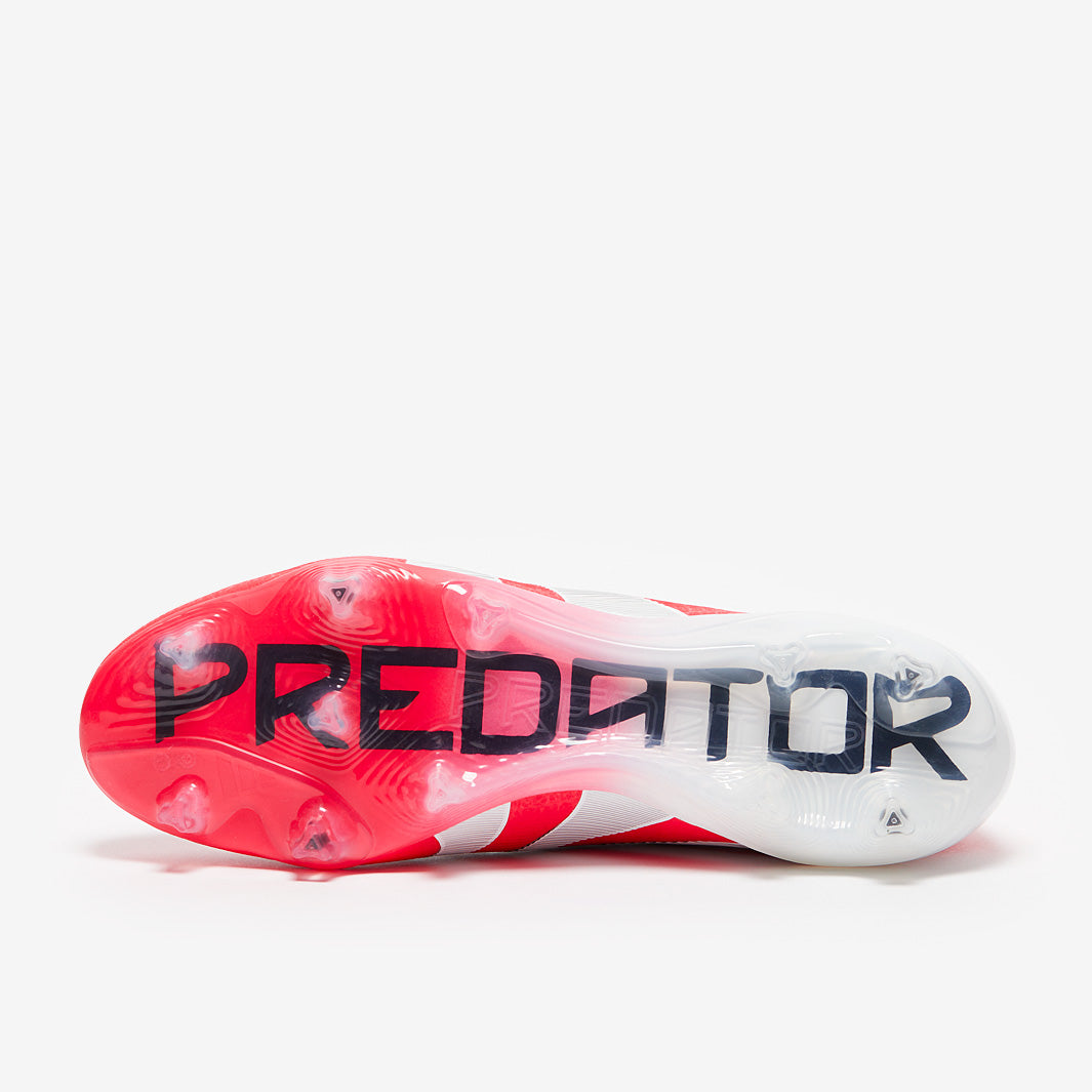 Adidas Predator Elite Laceless FG Football Boots Lucid Red/White/Black