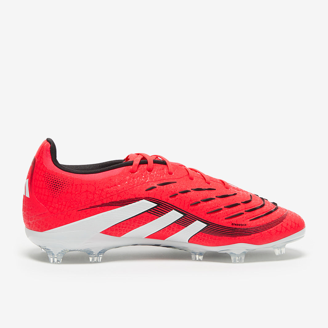 Adidas Kids Predator Elite FG Football Boots Lucid Red/White/Black