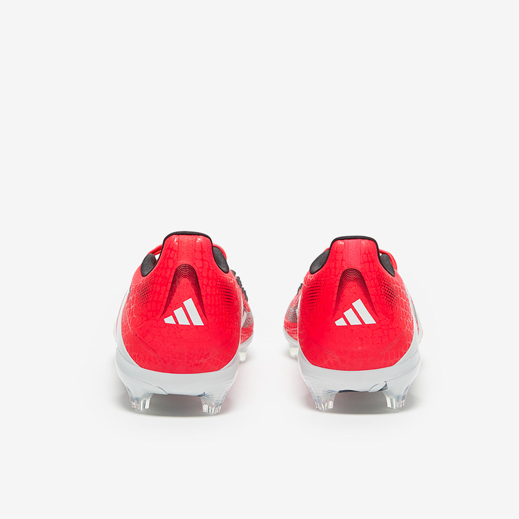 Adidas Kids Predator Elite FG Football Boots Lucid Red/White/Black