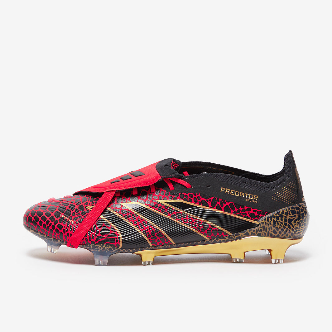 Adidas Predator Elite Tongue x Year of the Snake FG Football Boots Lucid Red/Gold Met/Black