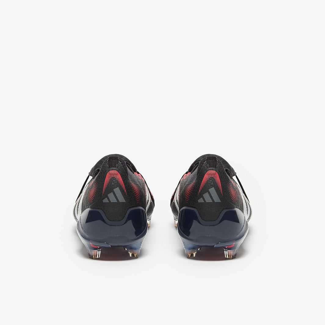 Adidas Predator Elite Tongue FG Football Boots Black/Grey Four/Lucid Red