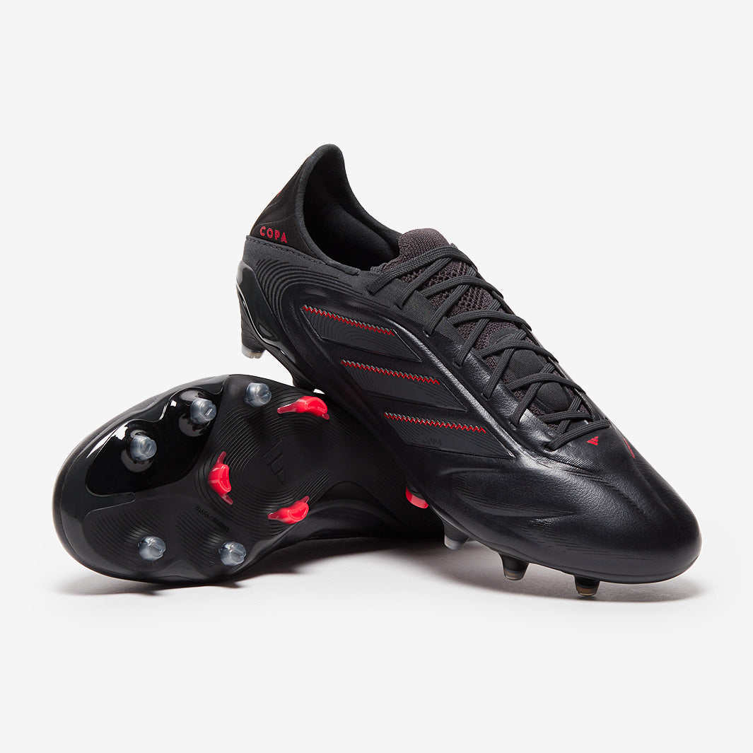 Adidas Copa Pure III Elite FG Football Boots Black/Carbon/Lucid Red