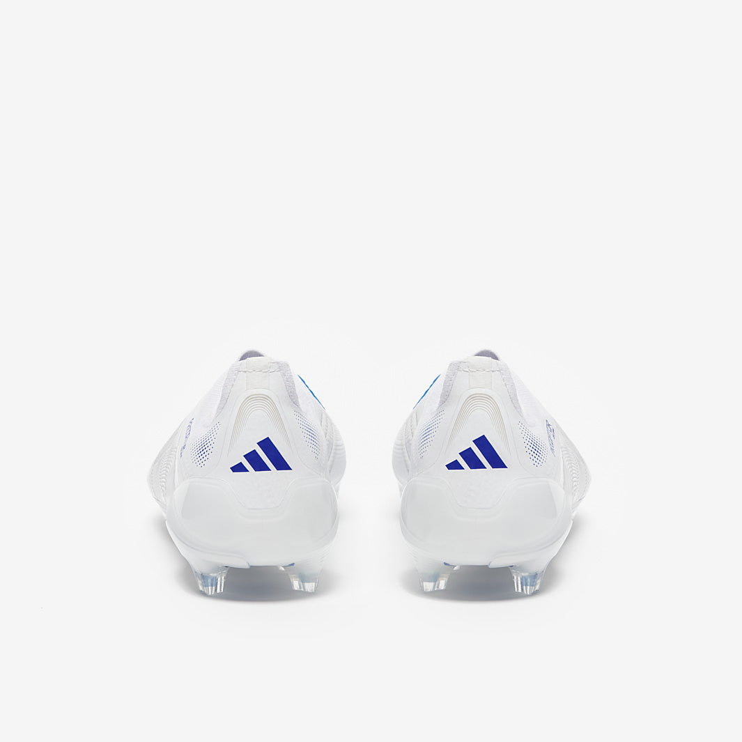 Adidas Predator Elite Laceless FG Football Boots White/Silver Met./Bright Royal