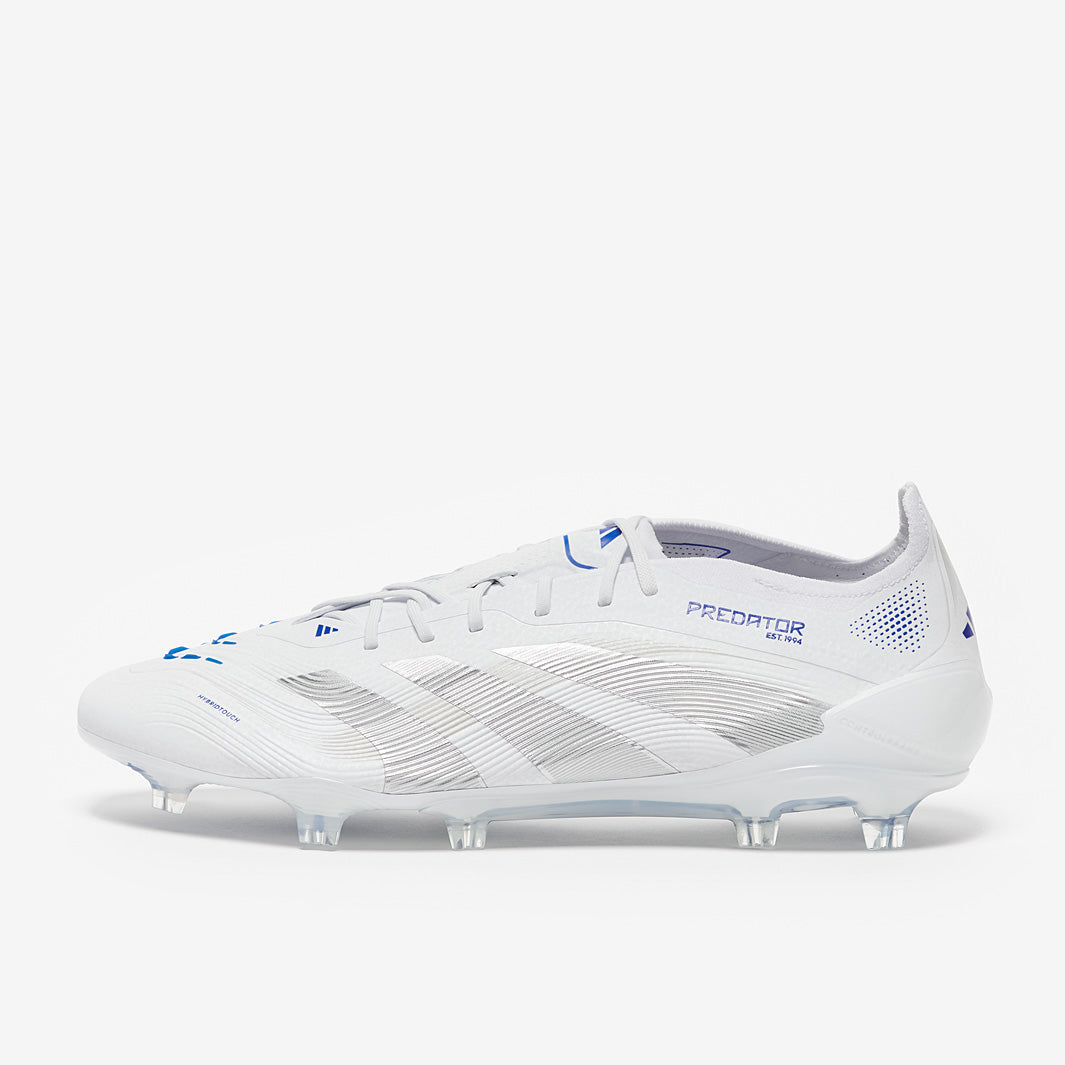 Adidas Predator Elite FG Football Boots White/Silver Met./Bright Royal