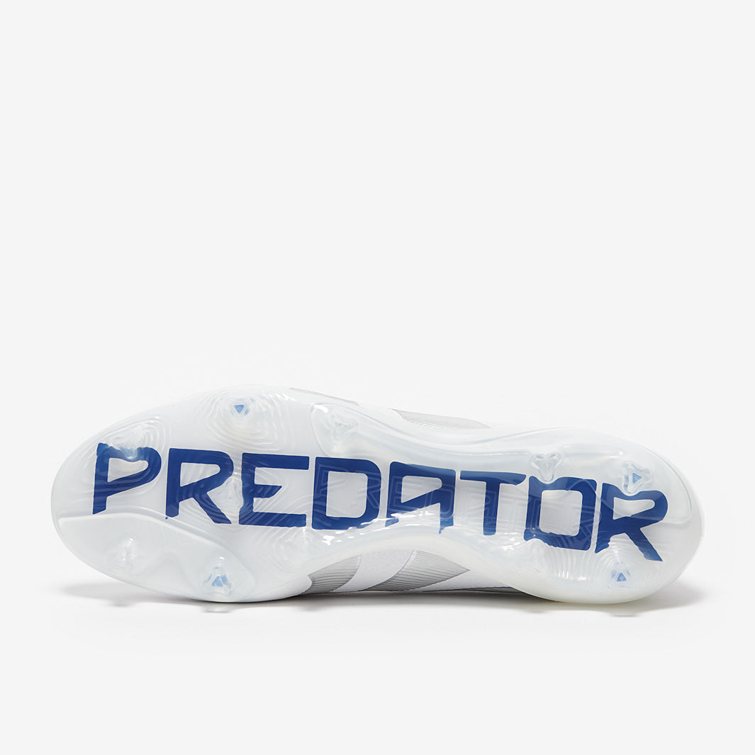 Adidas Predator Elite FG Football Boots White/Silver Met./Bright Royal