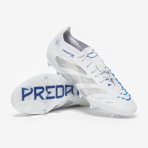 Adidas Predator Elite FG Football Boots White/Silver Met./Bright Royal