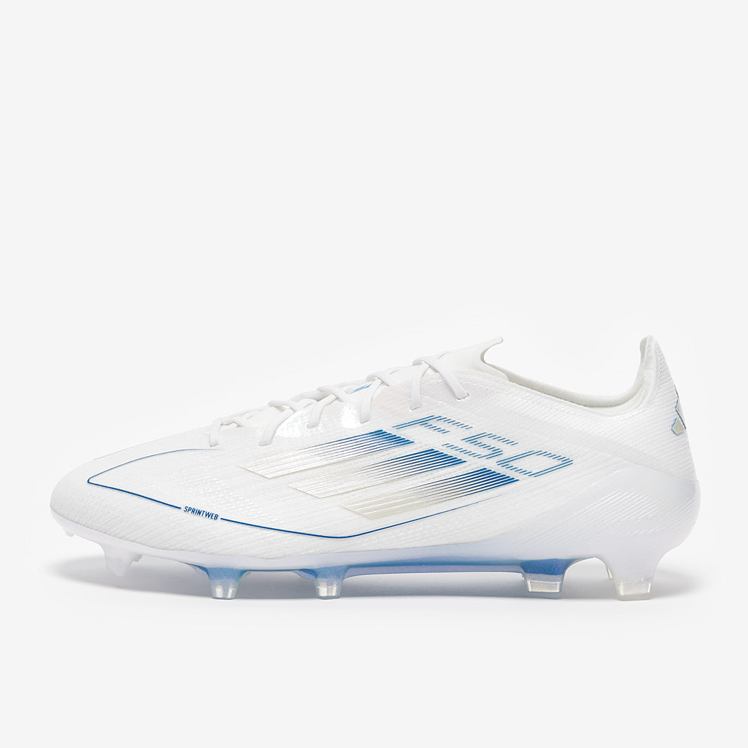 Adidas F50 Elite FG Football Boots White/Pearl Met./White