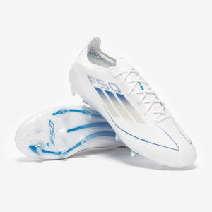 Adidas F50 Elite FG Football Boots White/Pearl Met./White