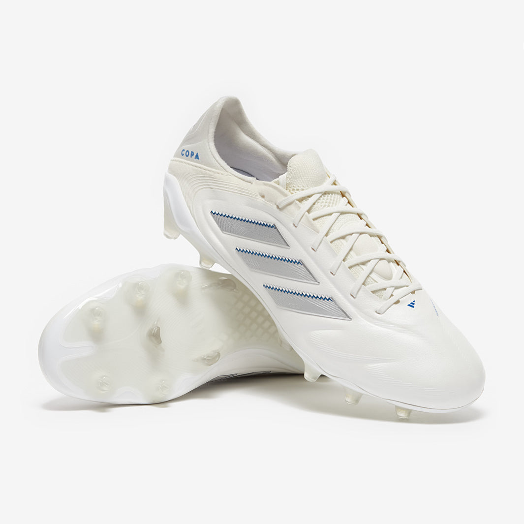 Adidas Copa Pure III Elite FG Football Boots White/Silver Met./Bright Royal