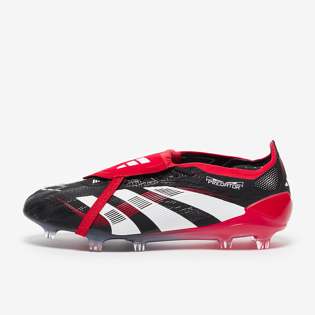 Adidas Predator Elite Tongue x Moments FG Football Boots Black/White/Vivid Red
