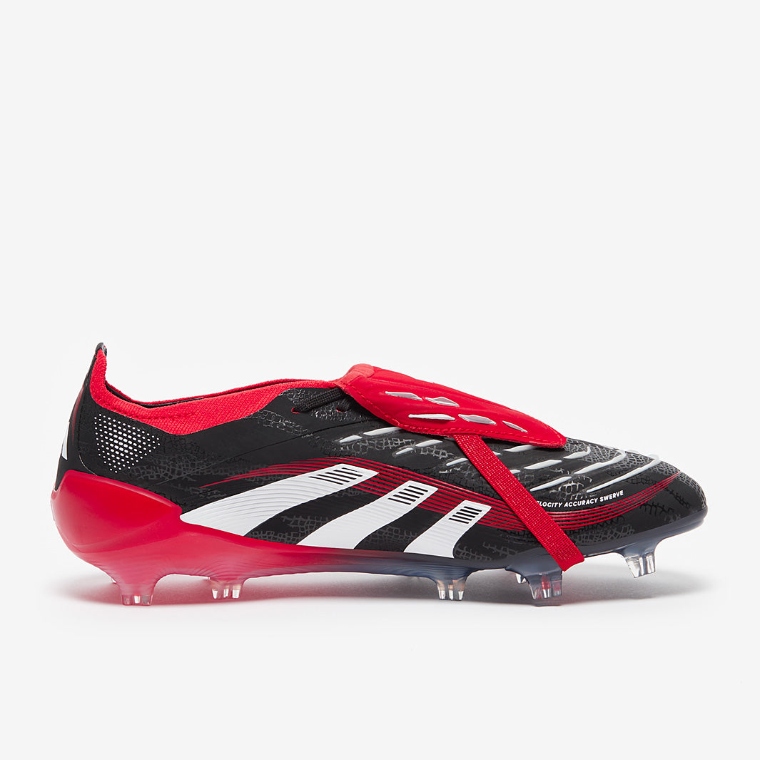 Adidas Predator Elite Tongue x Moments FG Football Boots Black/White/Vivid Red