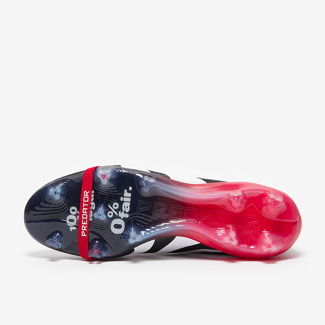 Adidas Predator Elite Tongue x Moments FG Football Boots Black/White/Vivid Red