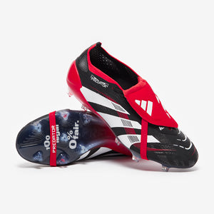 Adidas Predator Elite Tongue x Moments FG Football Boots Black/White/Vivid Red