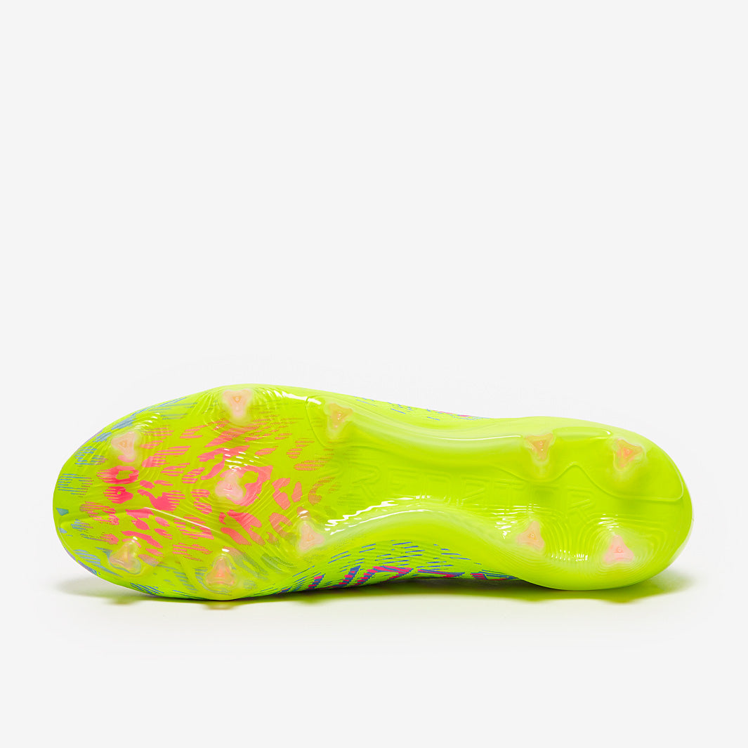 Adidas Predator Elite FG Football Boots Lucid Lemon/Lucid Pink/Blue Fusion