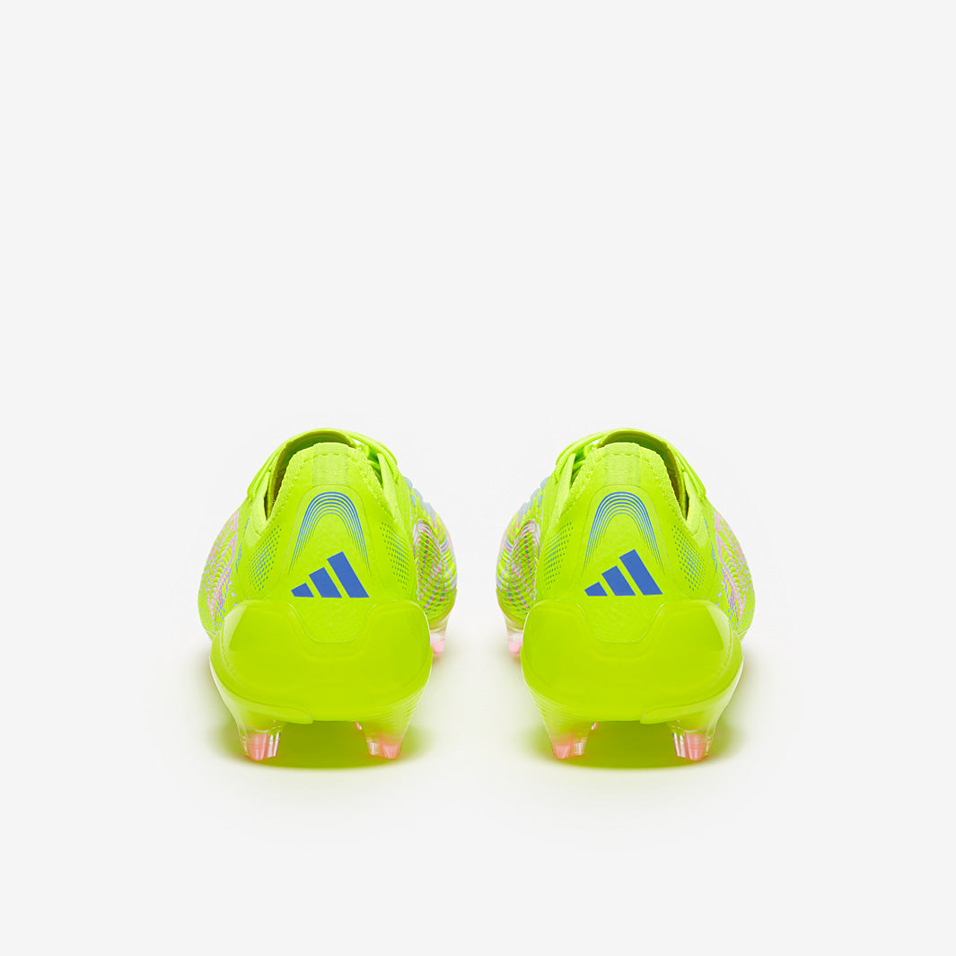 Adidas Predator Elite FG Football Boots Lucid Lemon/Lucid Pink/Blue Fusion