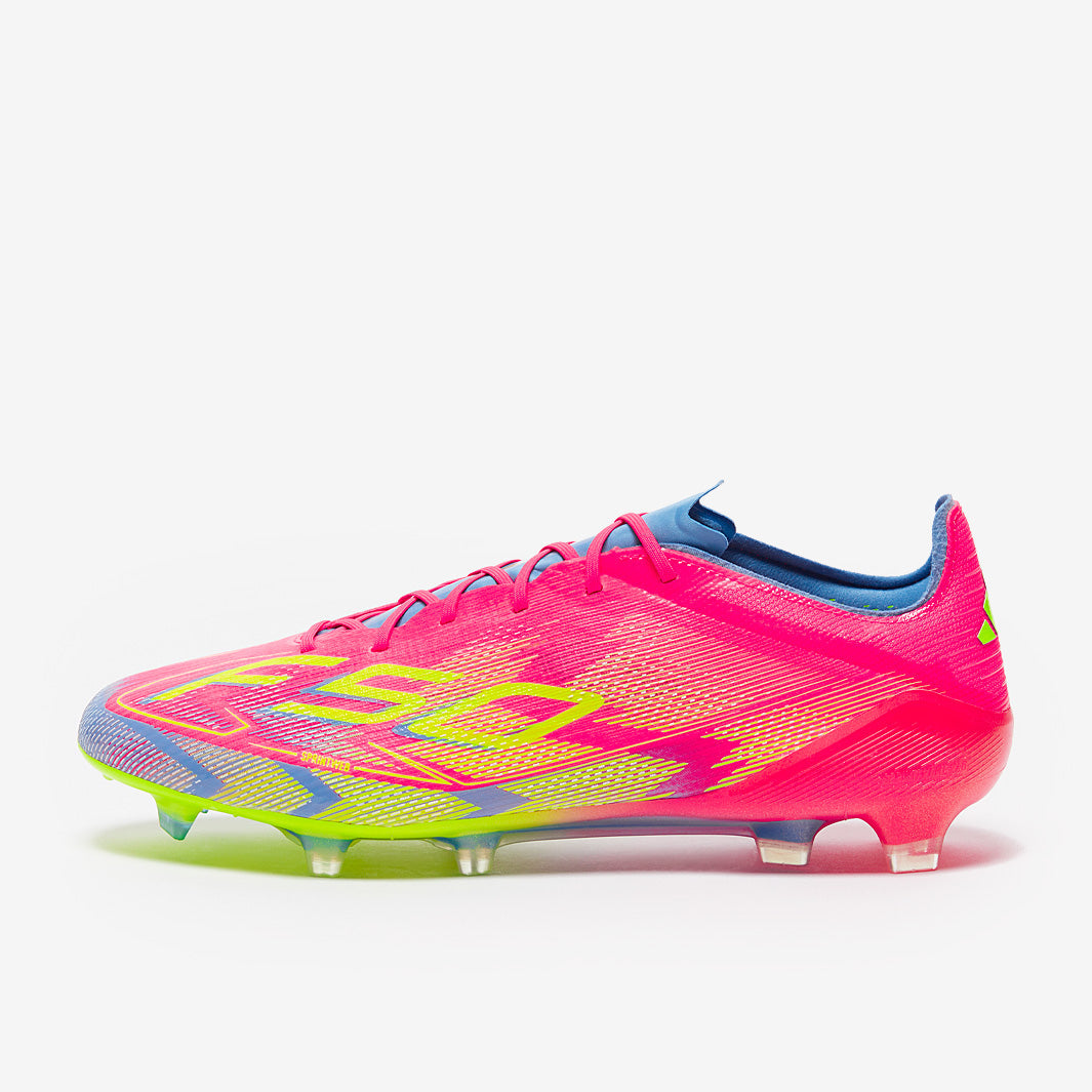 Adidas F50 Elite FG Football Boots Lucid Pink/Lucid Lemon/Blue Fusion