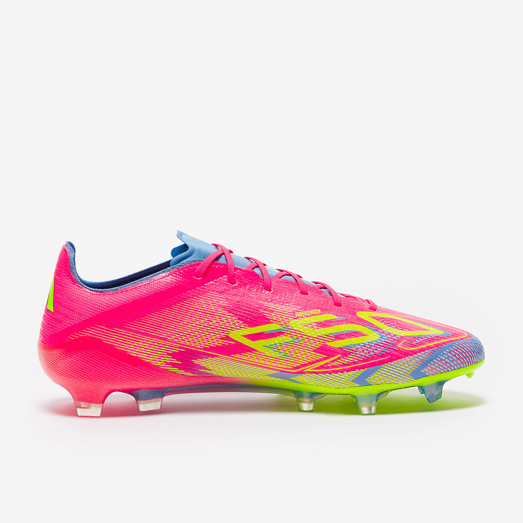 Adidas F50 Elite FG Football Boots Lucid Pink/Lucid Lemon/Blue Fusion