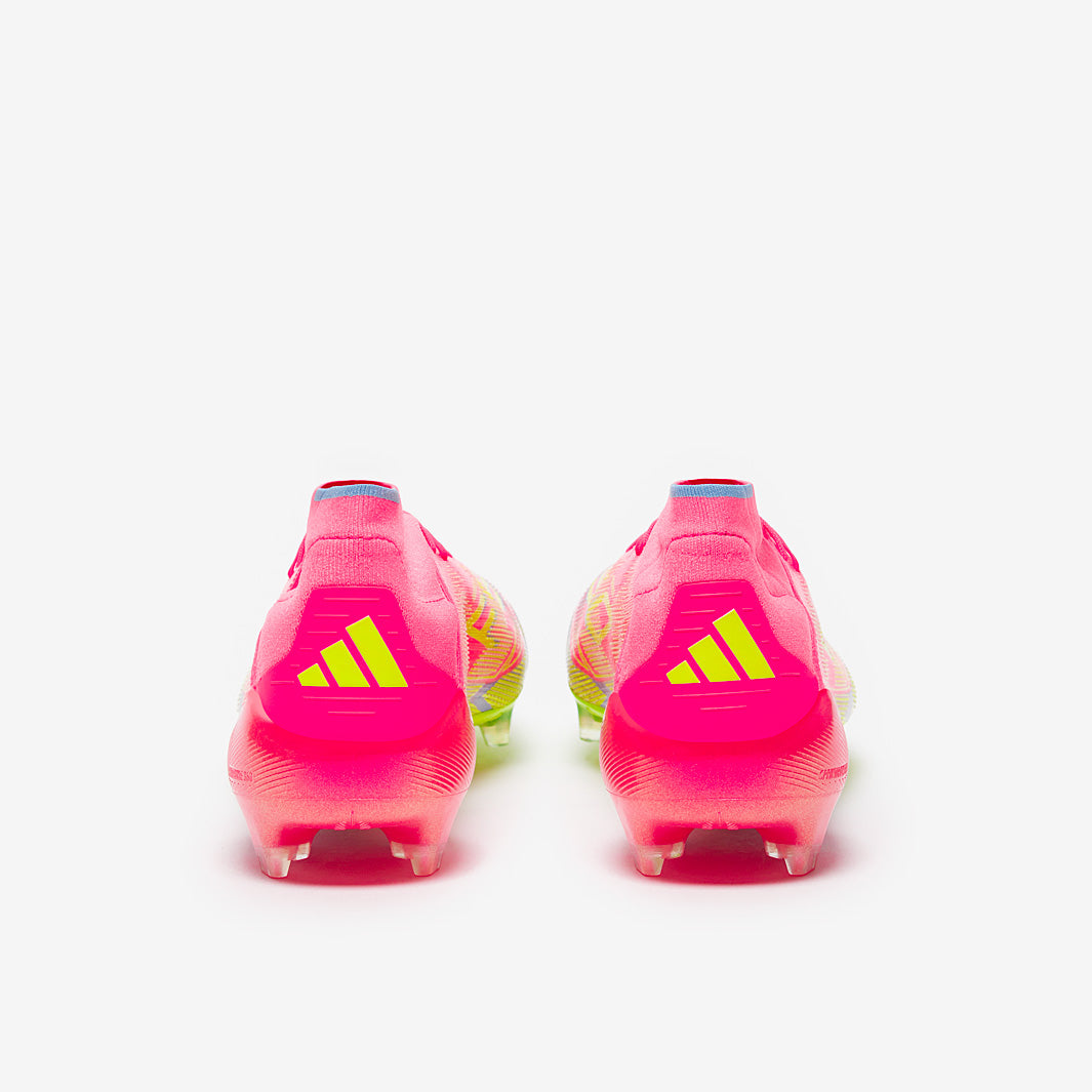 Adidas Women's F50 Elite Mid FG Football Boots Lucid Pink/Lucid Lemon/Blue Fusion