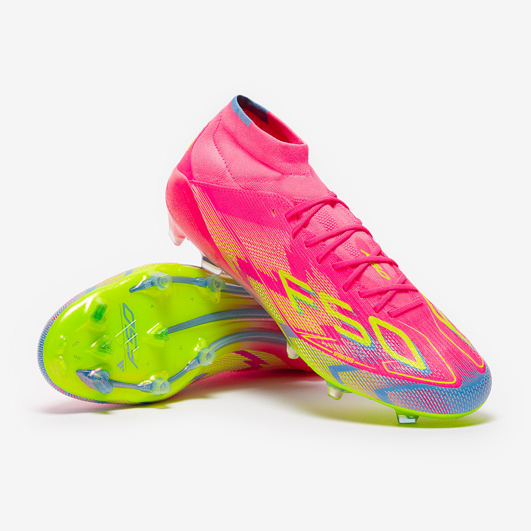 Adidas Women's F50 Elite Mid FG Football Boots Lucid Pink/Lucid Lemon/Blue Fusion