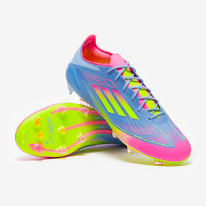 Adidas F50 Elite FG Football Boots Blue Fusion/Lucid Lemon/Lucid Pink